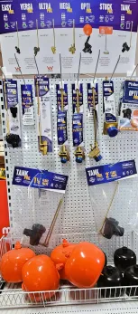 An Organized Display Of Tools And Accessories Showcased In A Retail Store Setting